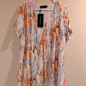 Creation Tunic,Top Lightweight, Fully Lined  , Size Small,New With Tags.